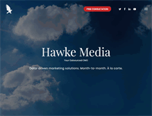 Tablet Screenshot of hawkemedia.com